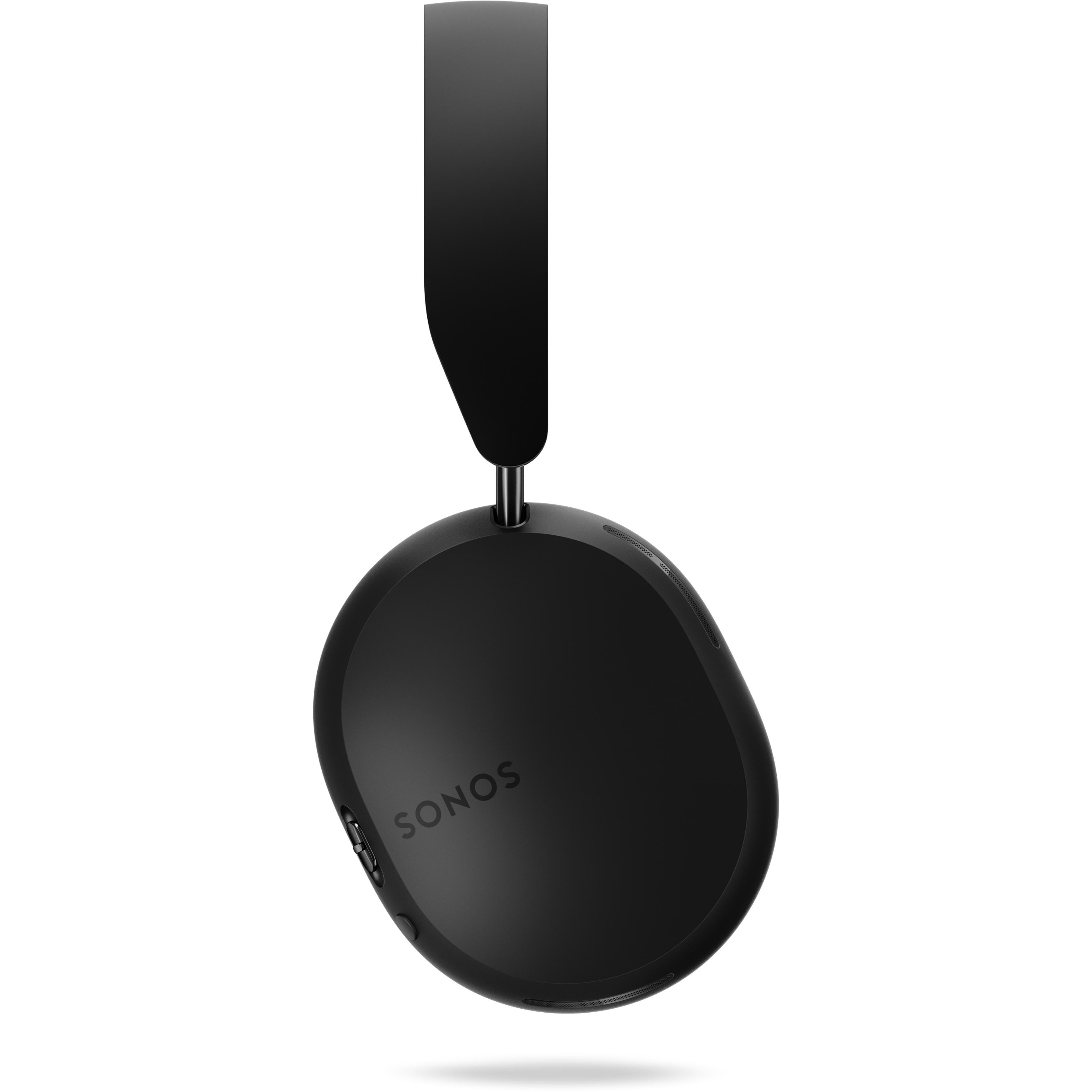 Vista laterale destra delle cuffie Sonos Ace nere